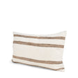 Maryn 13x21 Lumbar Cream w/ Brown Stripes Decorative Pillow Cover by Mercana at Eve Furniture