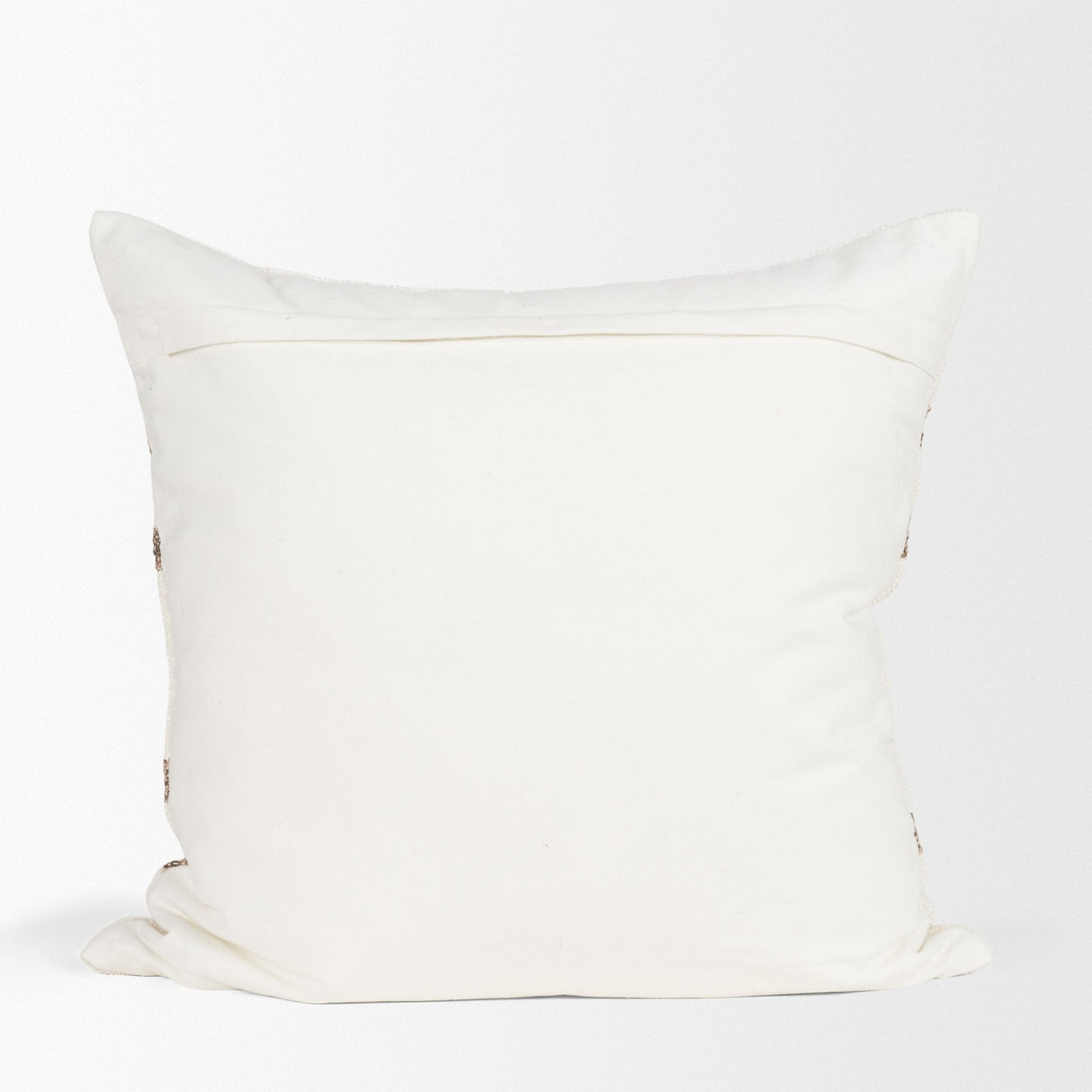 Maryn Square Cream w/ Brown Stripes Decorative Pillow Cover by Mercana at Eve Furniture