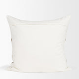Maryn Square Cream w/ Brown Stripes Decorative Pillow Cover by Mercana at Eve Furniture