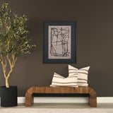 Maryn Square Cream w/ Brown Stripes Decorative Pillow Cover by Mercana at Eve Furniture