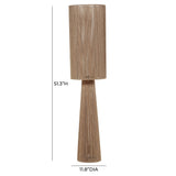 Marza Natural Jute 2-Bulb Floor Lamp by TOV Furniture at Eve Furniture