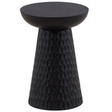 Marzell Side Table, Black by Dovetail at Eve Furniture