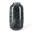 Masai Large Black Mottled Glass Vase by Mercana at Eve Furniture