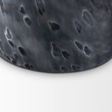 Masai Small Black Mottled Glass Vase by Mercana at Eve Furniture