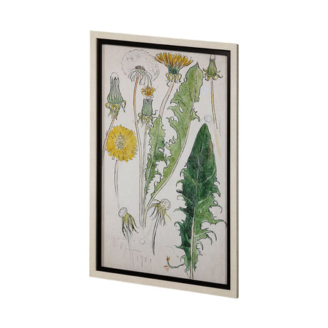 Maskros Akvarellmalning by John Bauer Hand Embellished Textured Framed Art Print Matted under Glass by Mercana at Eve Furniture