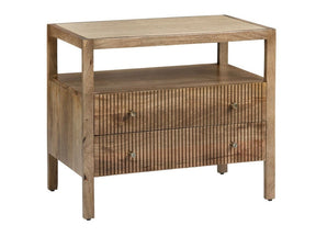 Mason Brown Bedside Table by Crestview at Eve Furniture