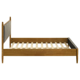 Mason Gray and Light Brown 46-inch Full Panel Platform Bed by Coaster at Eve Furniture