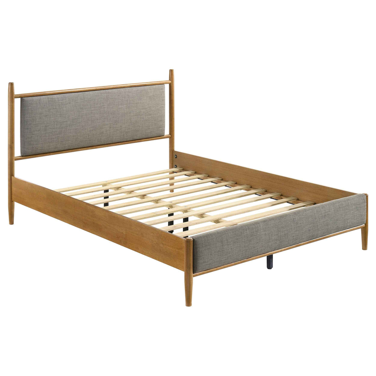 Mason Light Brown 46-inch Queen Panel Platform Bed by Coaster at Eve Furniture