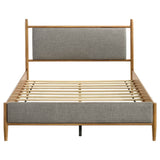 Mason Light Brown 46-inch Queen Panel Platform Bed by Coaster at Eve Furniture