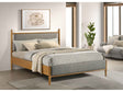 Mason Light Brown 46-inch Queen Panel Platform Bed by Coaster at Eve Furniture