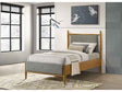 Mason Light Brown 46-inch Twin Panel Platform Bed by Coaster at Eve Furniture