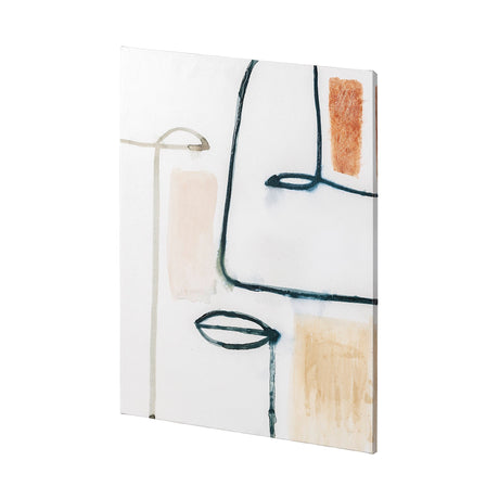 Masque II by Victoria Barnes a Hand Embellished Textured Canvas by Mercana at Eve Furniture
