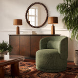 Massa Textured Fabric Swivel Accent Chair by TOV Furniture at Eve Furniture