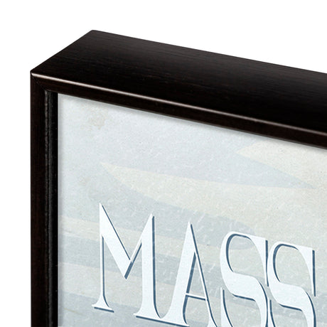 Massachusetts Go USA (SM) by Mercana Studio a Hand Embellished Decograph Framed Art Print by Mercana at Eve Furniture