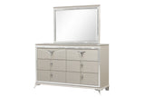 Master Queen Champagne Storage Bedroom Set by Happy Homes at Eve Furniture