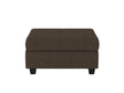 Maston Chocolate Ottoman by Homelegance at Eve Furniture