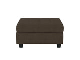Maston Chocolate Ottoman by Homelegance at Eve Furniture