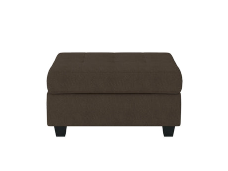 Maston Chocolate Ottoman by Homelegance at Eve Furniture
