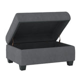 Maston Dark Gray Reversible Sectional by Homelegance at Eve Furniture