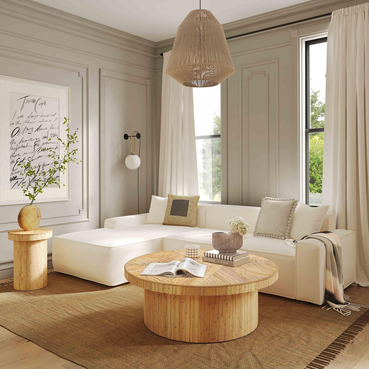Mata Light Brown Area Rug by TOV Furniture at Eve Furniture