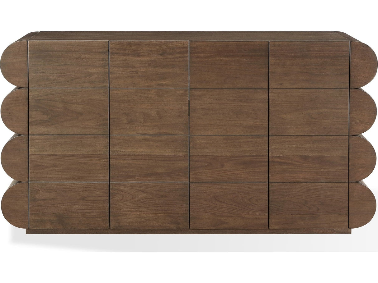 Mataranka Bistre Four Door Walnut Sideboard by Modus Furniture at Eve Furniture