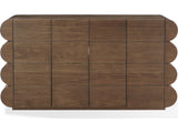 Mataranka Bistre Four Door Walnut Sideboard by Modus Furniture at Eve Furniture