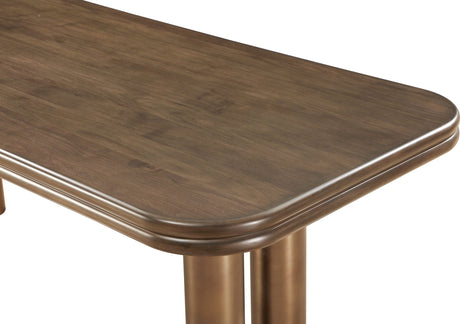 Mataranka Bistre/Brushed Golden Rectangular Dining Table by Modus Furniture at Eve Furniture