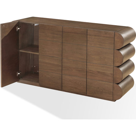 Mataranka Four Door Walnut Sideboard in Bistre by Modus Furniture at Eve Furniture
