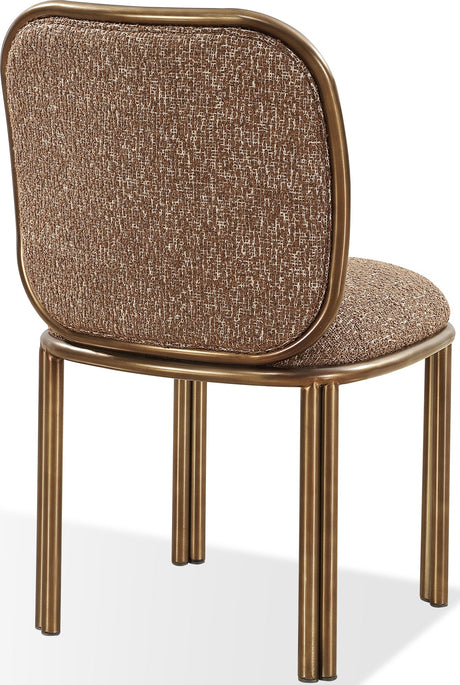 Mataranka Giraffe/Brushed Golden Dining Chair (Set of 2) by Modus Furniture at Eve Furniture