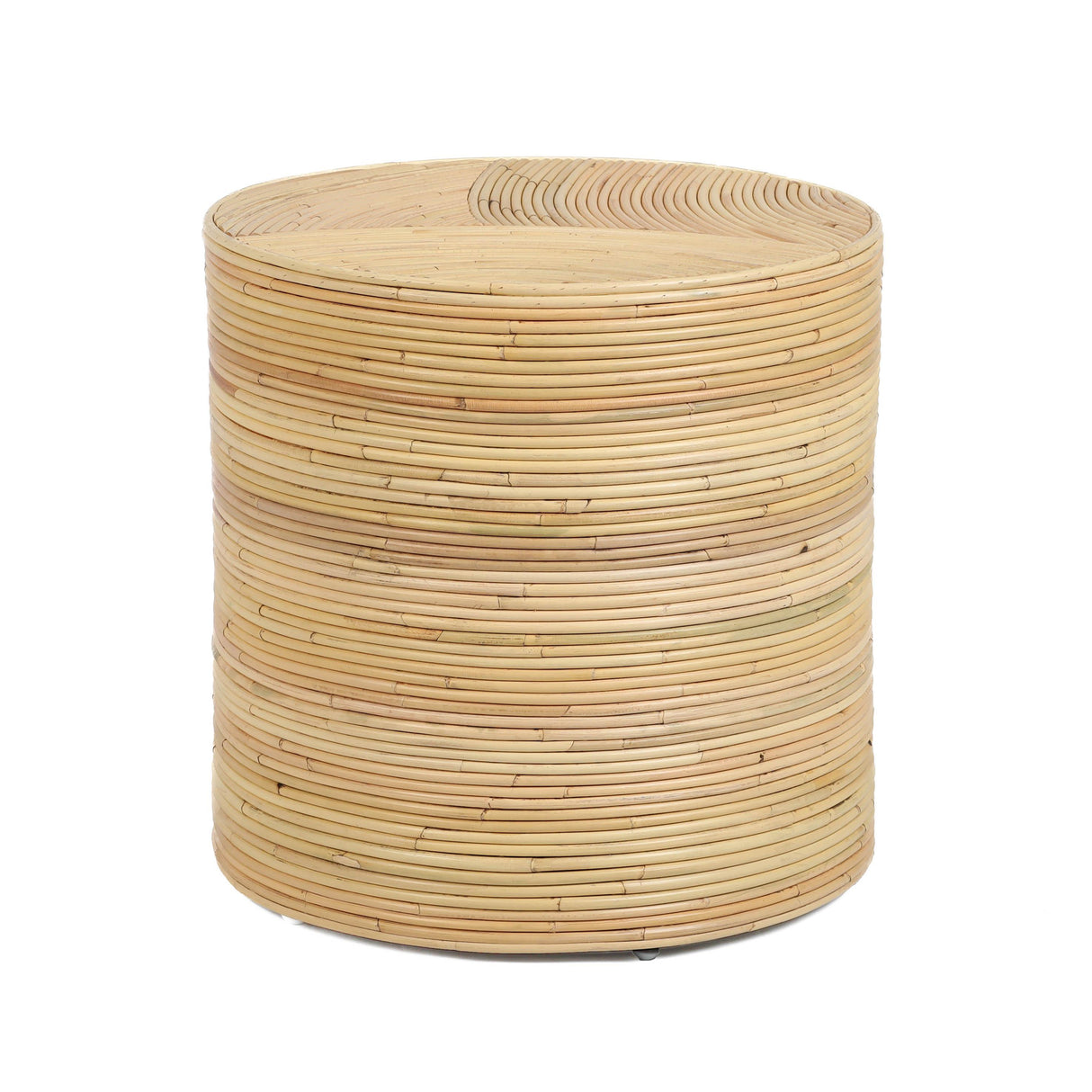 Matea Natural Rattan Arch Side Table by TOV Furniture at Eve Furniture