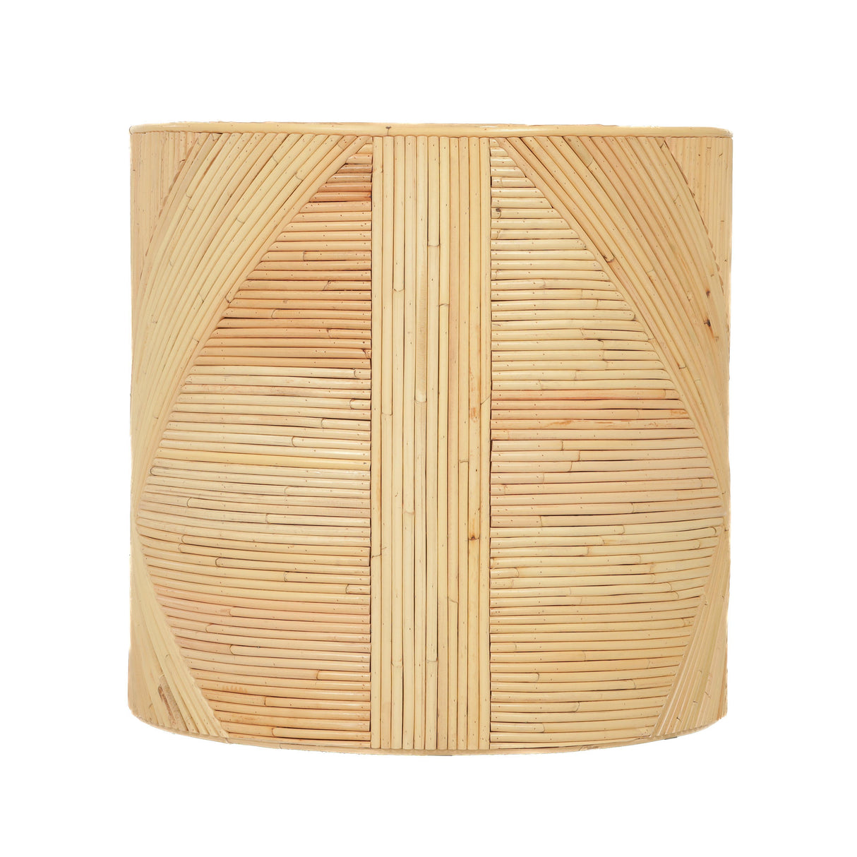 Matea Natural Rattan Cross Side Table by TOV Furniture at Eve Furniture