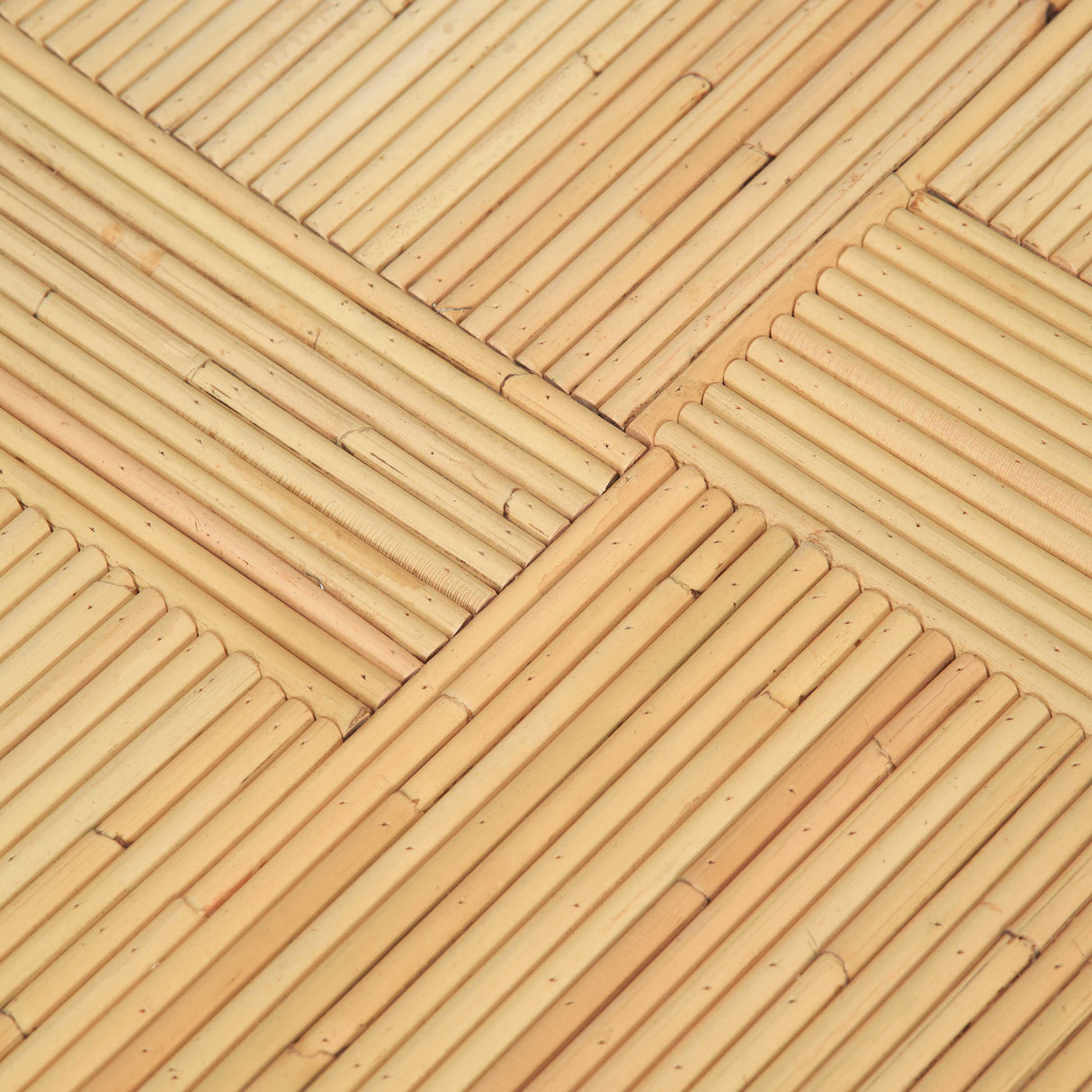 Matea Natural Rattan Cross Side Table by TOV Furniture at Eve Furniture