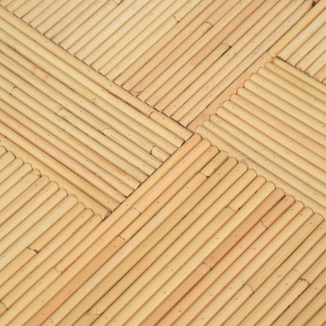 Matea Natural Rattan Cross Side Table by TOV Furniture at Eve Furniture