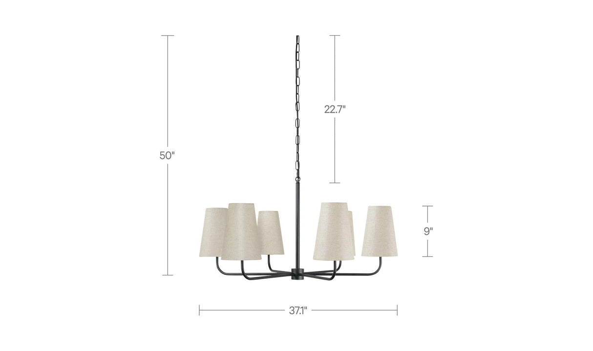 Mathis Chandelier by Moe's Home at Eve Furniture