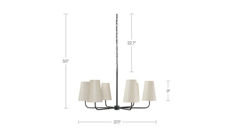 Mathis Chandelier by Moe's Home at Eve Furniture