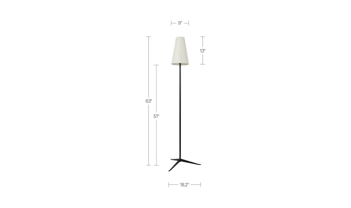 Mathis Floor Lamp by Moe's Home at Eve Furniture