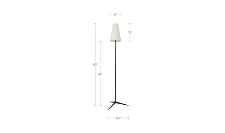 Mathis Floor Lamp by Moe's Home at Eve Furniture