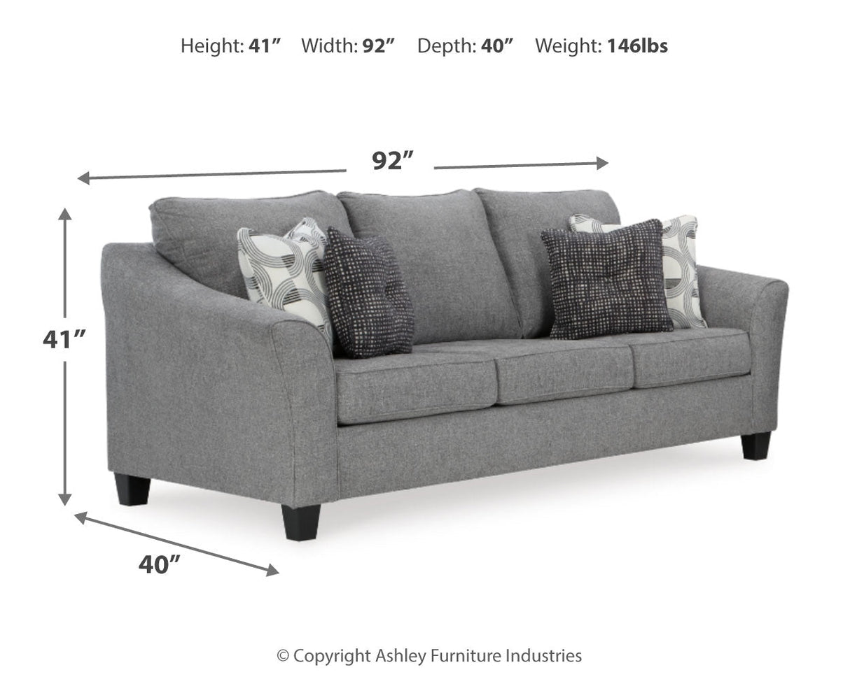 Mathonia Smoke Living Room Set