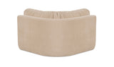Matina Corner Chair Oatmeal by Moe's Home at Eve Furniture