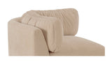 Matina Corner Chair Oatmeal by Moe's Home at Eve Furniture