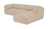Matina Lounge Modular Sectional Oatmeal by Moe's Home at Eve Furniture