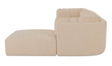 Matina Lounge Modular Sectional Oatmeal by Moe's Home at Eve Furniture