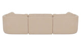 Matina Lounge Modular Sectional Oatmeal by Moe's Home at Eve Furniture
