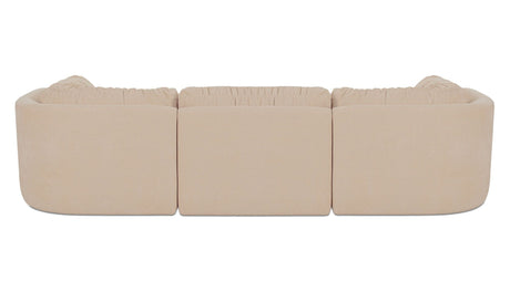 Matina Lounge Modular Sectional Oatmeal by Moe's Home at Eve Furniture