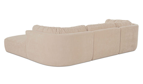 Matina Lounge Modular Sectional Oatmeal by Moe's Home at Eve Furniture