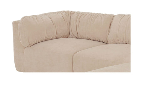 Matina Lounge Modular Sectional Oatmeal by Moe's Home at Eve Furniture