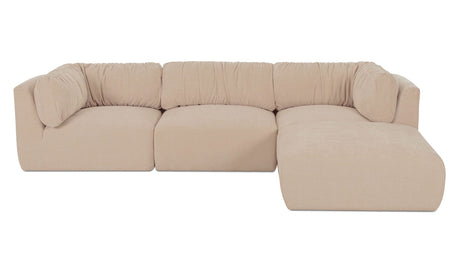 Matina Lounge Modular Sectional Oatmeal by Moe's Home at Eve Furniture