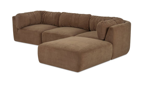 Matina Lounge Modular Sectional Taupe by Moe's Home at Eve Furniture