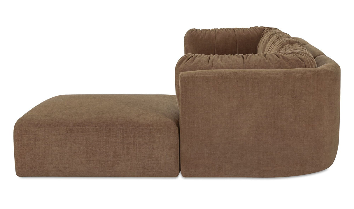 Matina Lounge Modular Sectional Taupe by Moe's Home at Eve Furniture