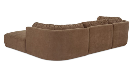 Matina Lounge Modular Sectional Taupe by Moe's Home at Eve Furniture